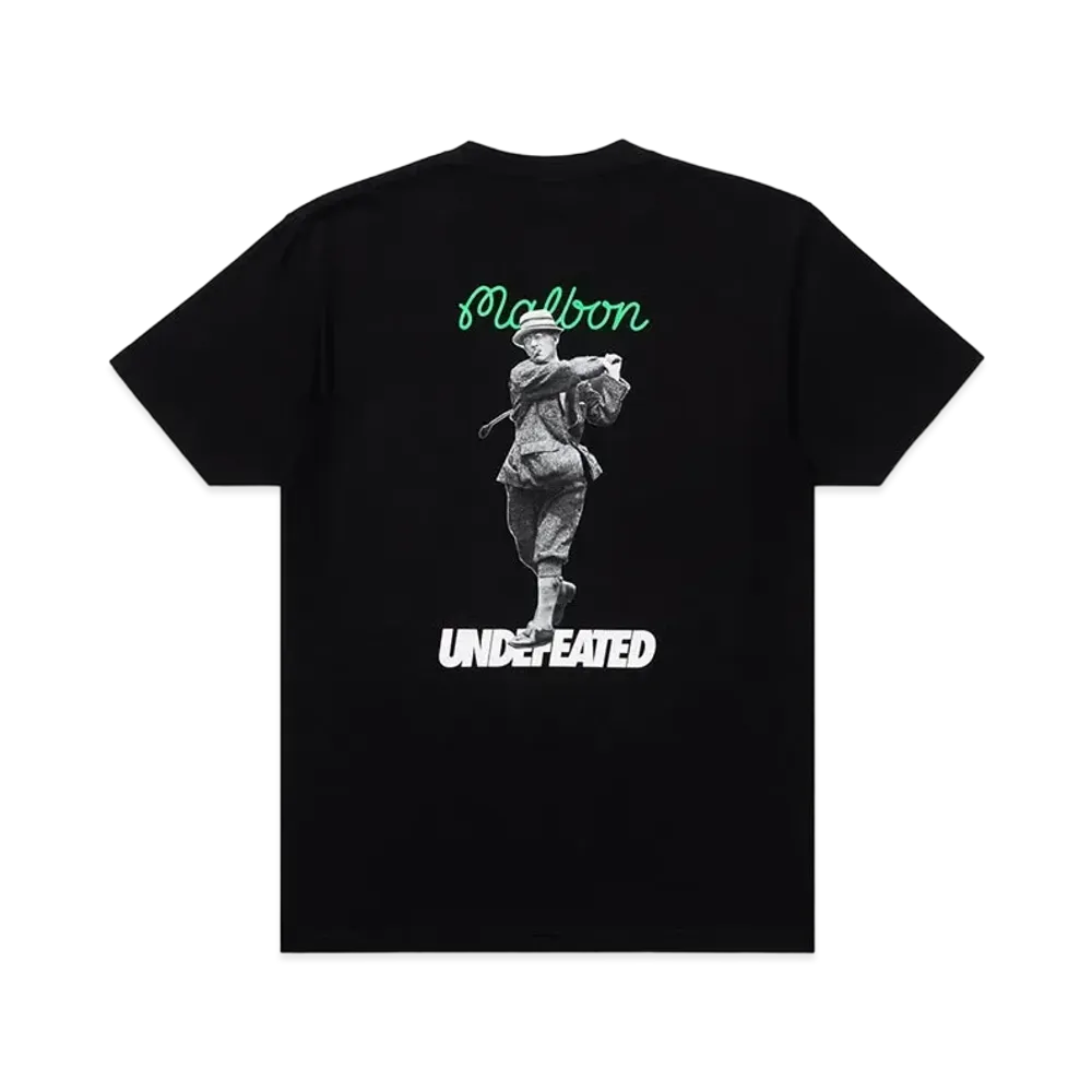 UNDEFEATED x MALBON Chip Shot S/S Tee "Black"