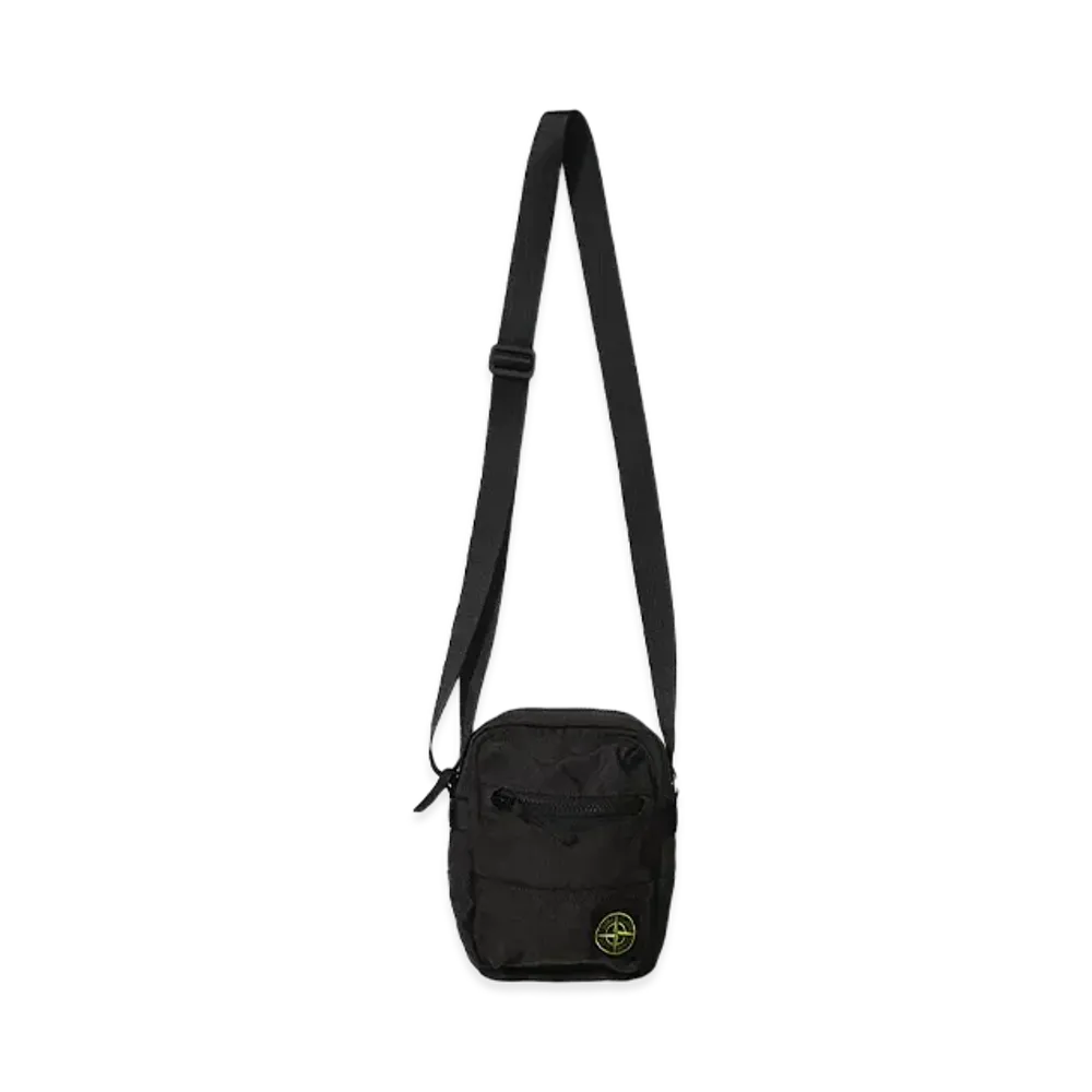 STONE ISLAND CROSS BODY BAG "LEAD GREY"