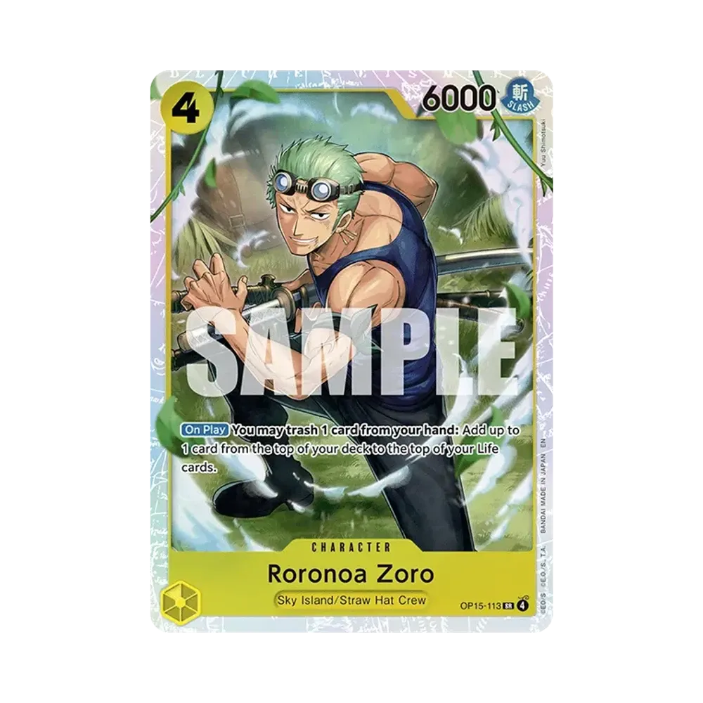 ロロノア・ゾロ SR :上位記念品 [OP15-113]【アジア版