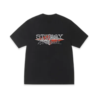Stussy Worldwide Diamond Tee Pigment Dyed "Black"