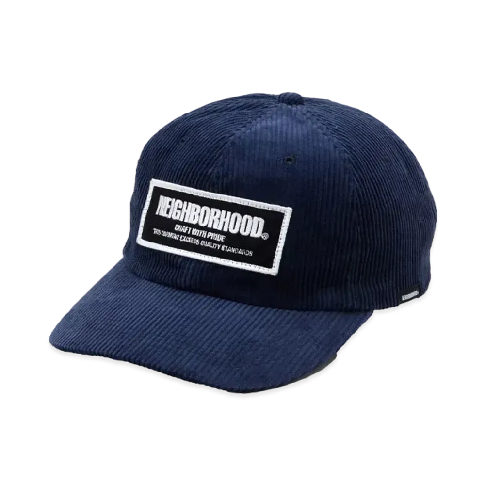 NEIGHBORHOOD Corduroy Dad Cap "Navy"