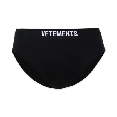 VETEMENTS Logo Brief "Black"