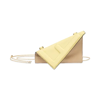 FENDI Nano Fendi Flip Leather Charm "Yellow"