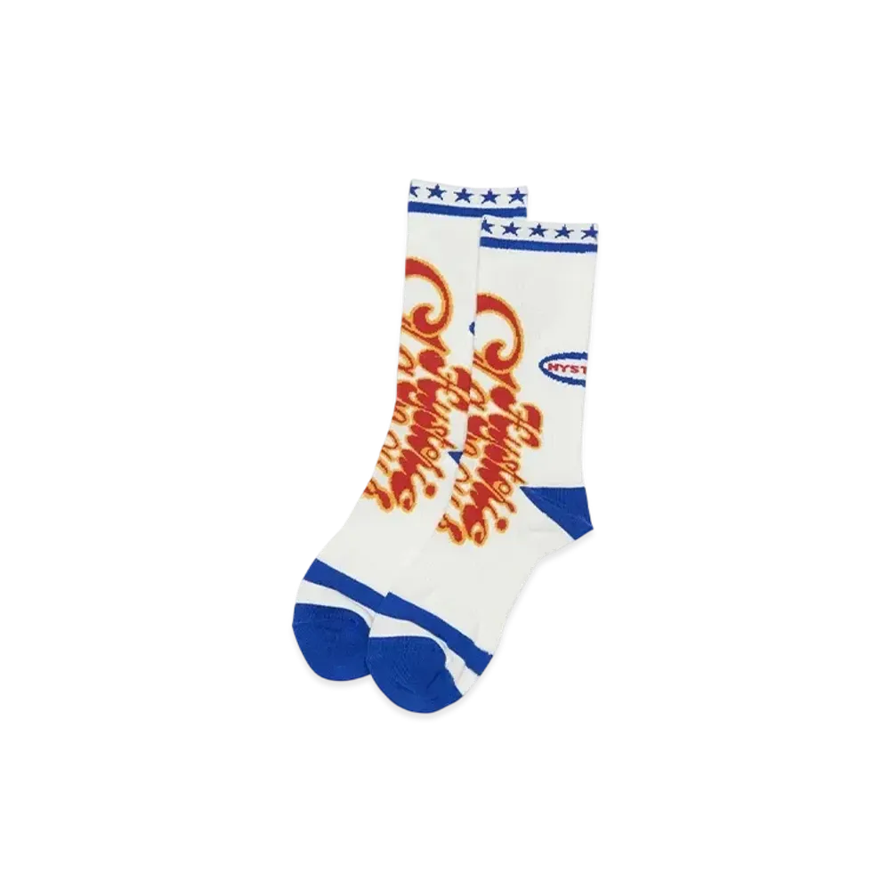 HYSTERIC GLAMOUR Super 70S Socks "White"