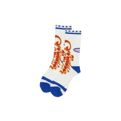 HYSTERIC GLAMOUR Super 70S Socks "White"
