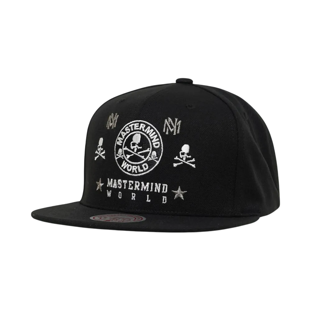 MASTERMIND x Mitchell&Ness SNAPBACK COLLAB "BLACK"
