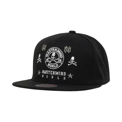 MASTERMIND x Mitchell&Ness SNAPBACK COLLAB "BLACK"