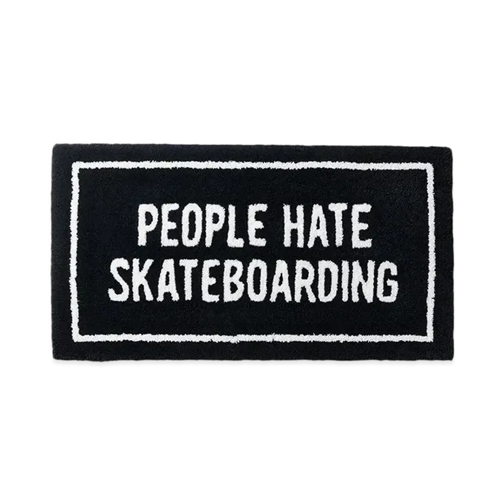 TIGHTBOOTH People Hate Skate Rug "Black"