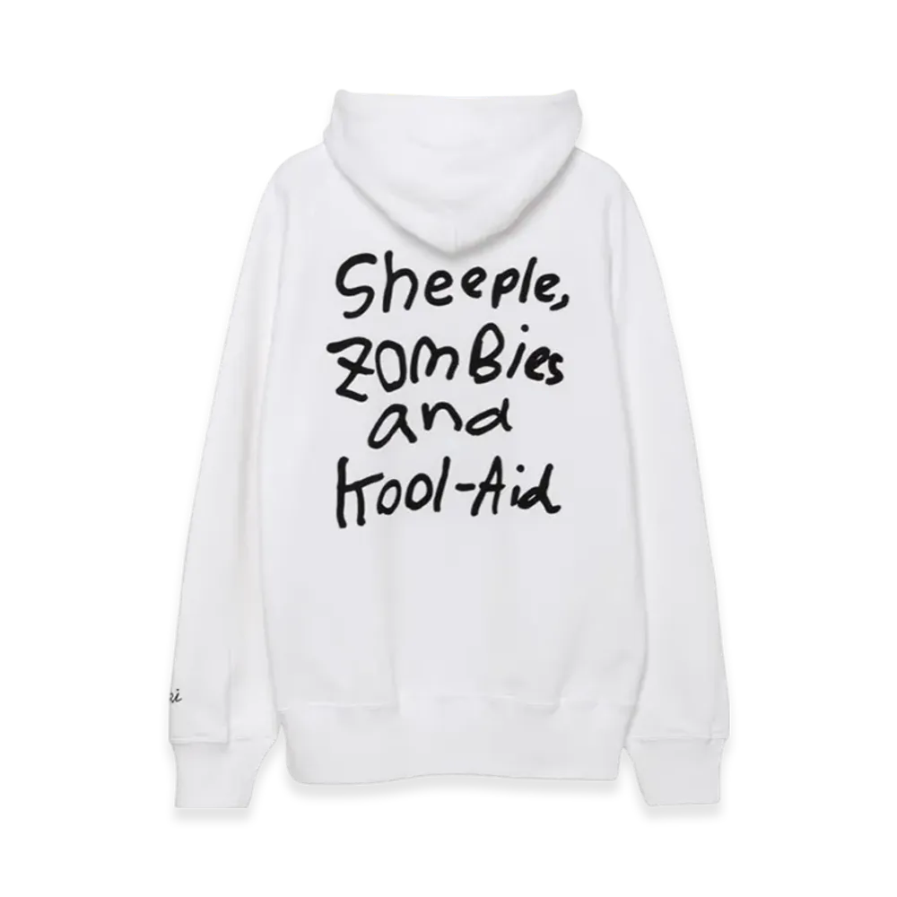 sacai x MADSAKI Print Hoodie "White"