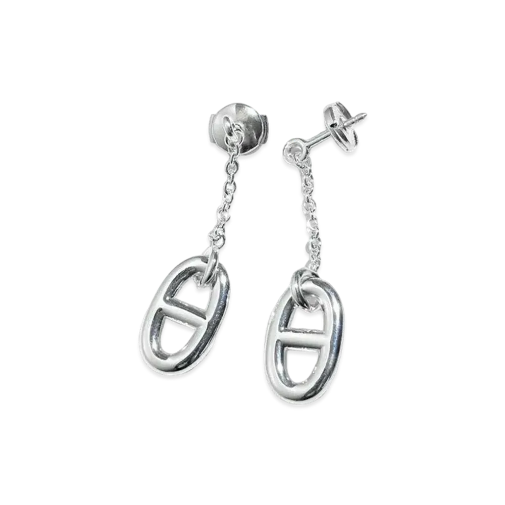 Hermes Farandole Earrings Medium Model "Silver"