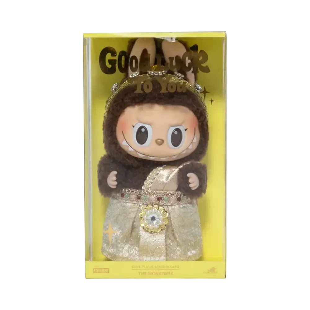 POP MART THE MONSTERS LABUBU GOOD LUCK TO YOU-Vinyl Plush Doll Pendant