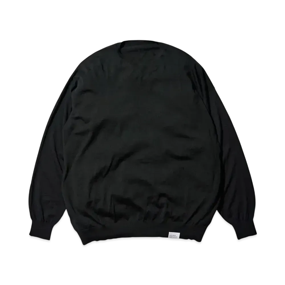 FreshService Tech High Gauge Crew Neck Knit "Black"