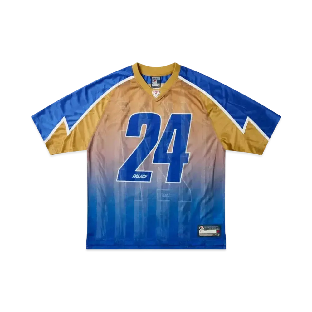 PALACE Meshy Stripe Jersey "Blue"