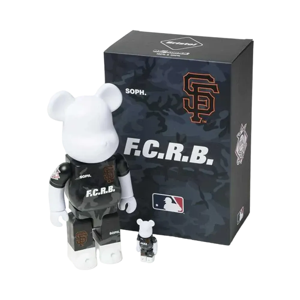 Bearbrick F.C.Real Bristol F.C.R.B. × MLB SAN FRANCISCO GIANTS 100% & 400%