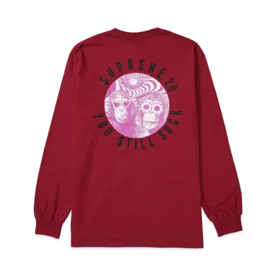 Supreme You Still S**k L/S Tee "Cardinal"
