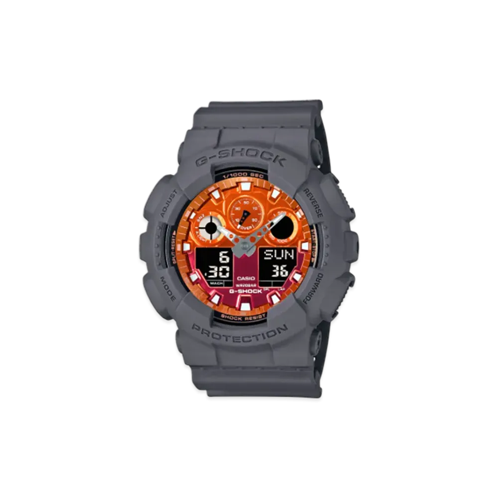 Casio G-Shock GA-100FL-8AJF "Charcoal"