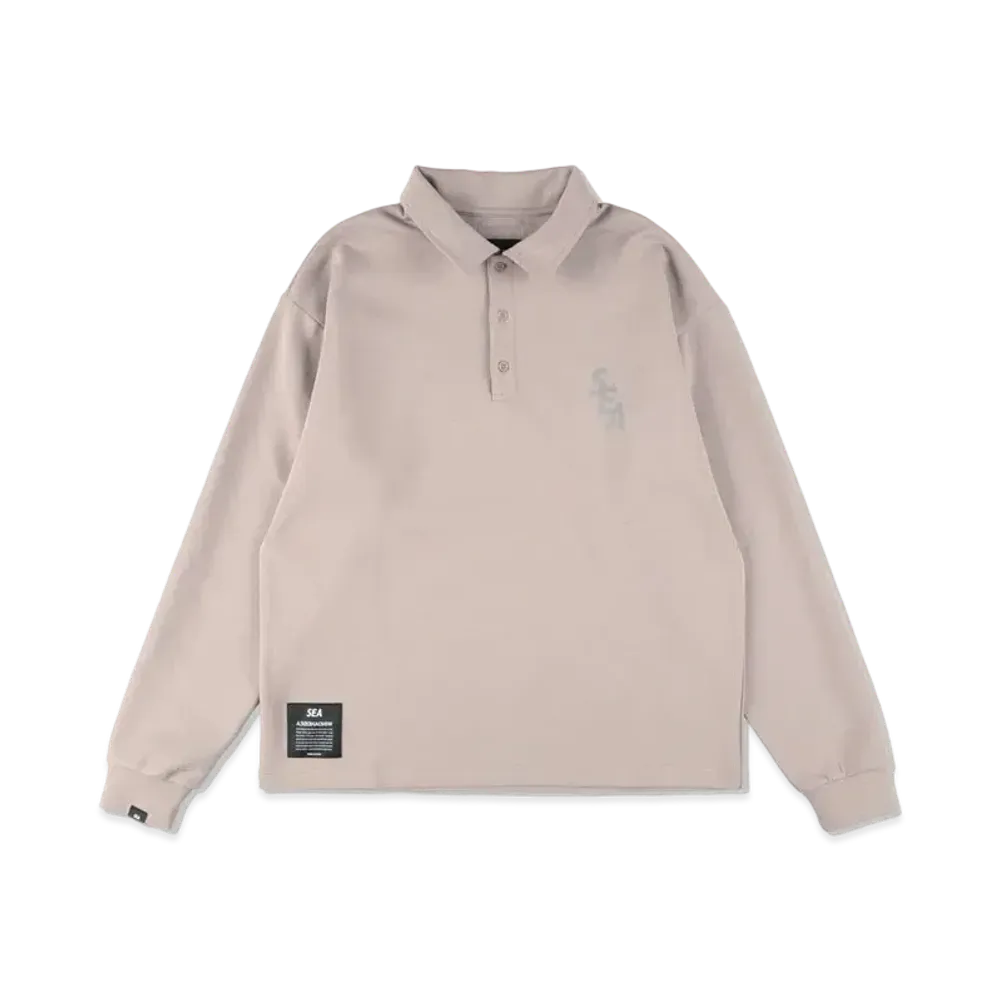 WIND AND SEA S_E_A Tactical L/S Polo "C.Gray"