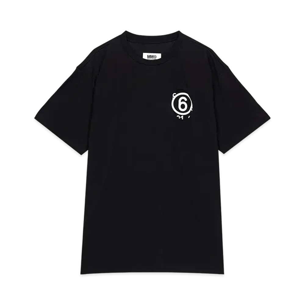 MM6 Maison Margiela Numbering Logo T-Shirt "Black"