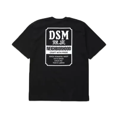NEIGHBORHOOD x Dover Street Market Ginza S/S Tee "Black"