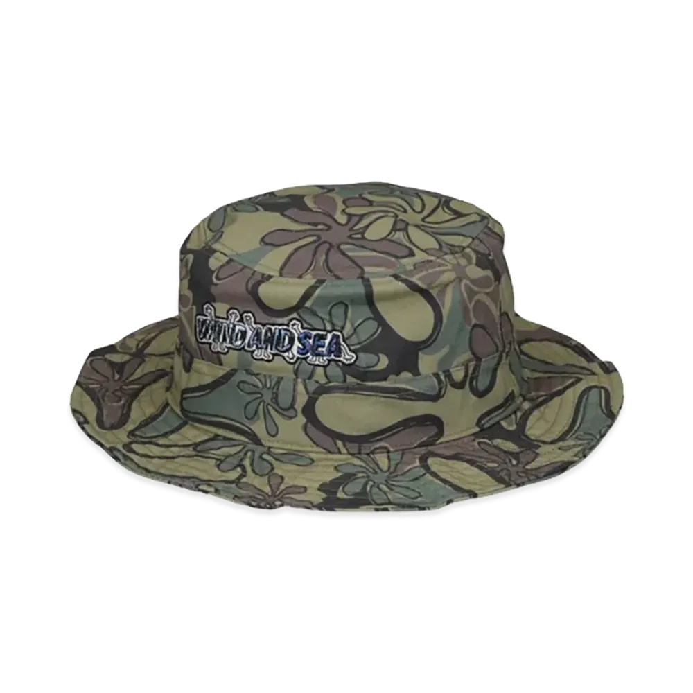 WIND AND SEA x MATTHEW LANGILLE Original Pattern Bucket Hat "Olive"