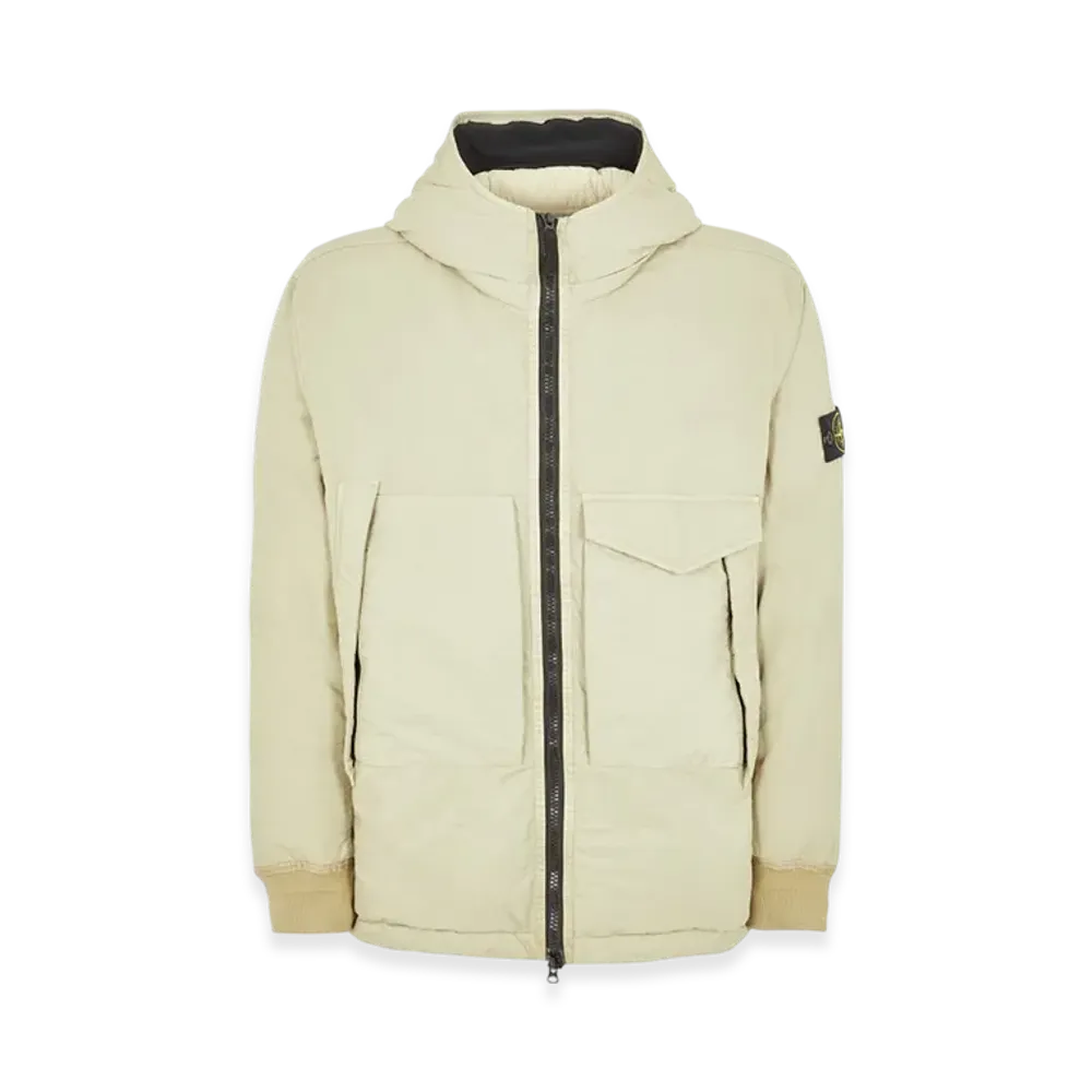 Stone Island 41421 Opaque Nylon Twill Down - 22FW "Beige"
