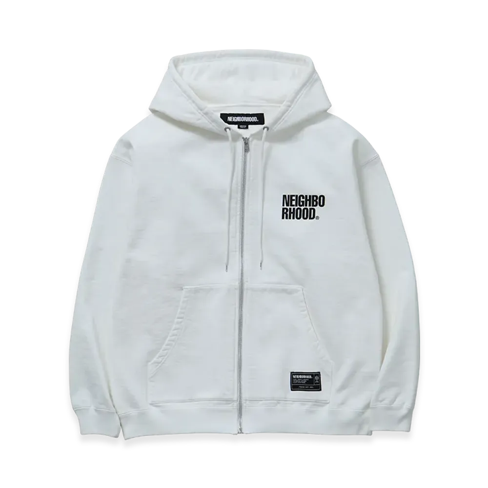 NEIGHBORHOOD Classic Sweat Zip Hoodie LS "White"