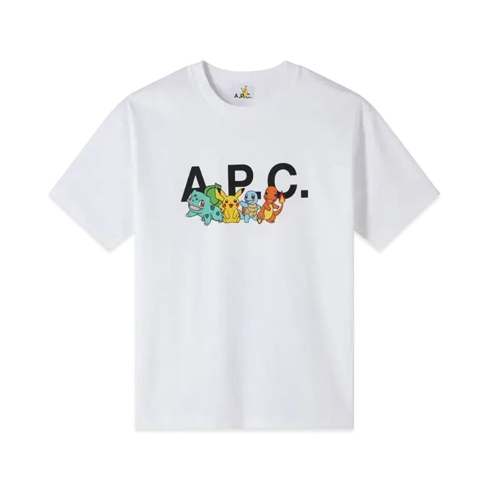 A.P.C. x Pokemon Crew T-Shirt H "White"