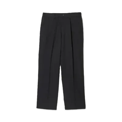 N.HOOLYWOOD Wide Tapered Easy Slacks "Black"