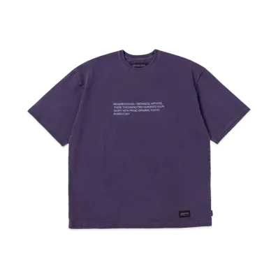 NEIGHBORHOOD Pigment Dyed Crewneck SS "Purple"