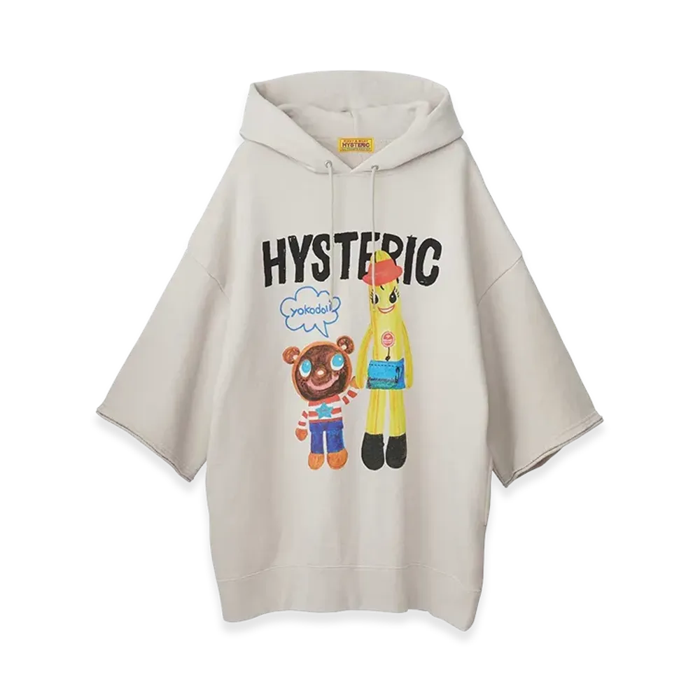 HYSTERIC GLAMOUR Women's YOKODOLL/NANA & DONUT BEAR Hoodie "Beige"