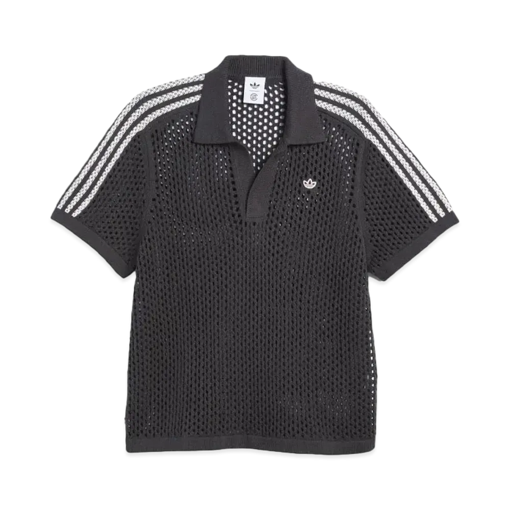 adidas x CLOT Crochet Polo "Carbon"