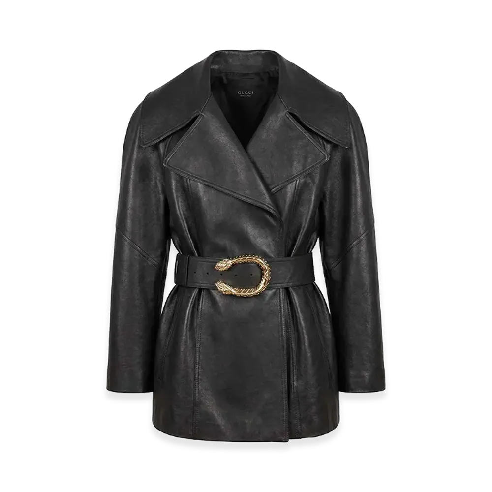 GUCCI Women's Trench "Black"