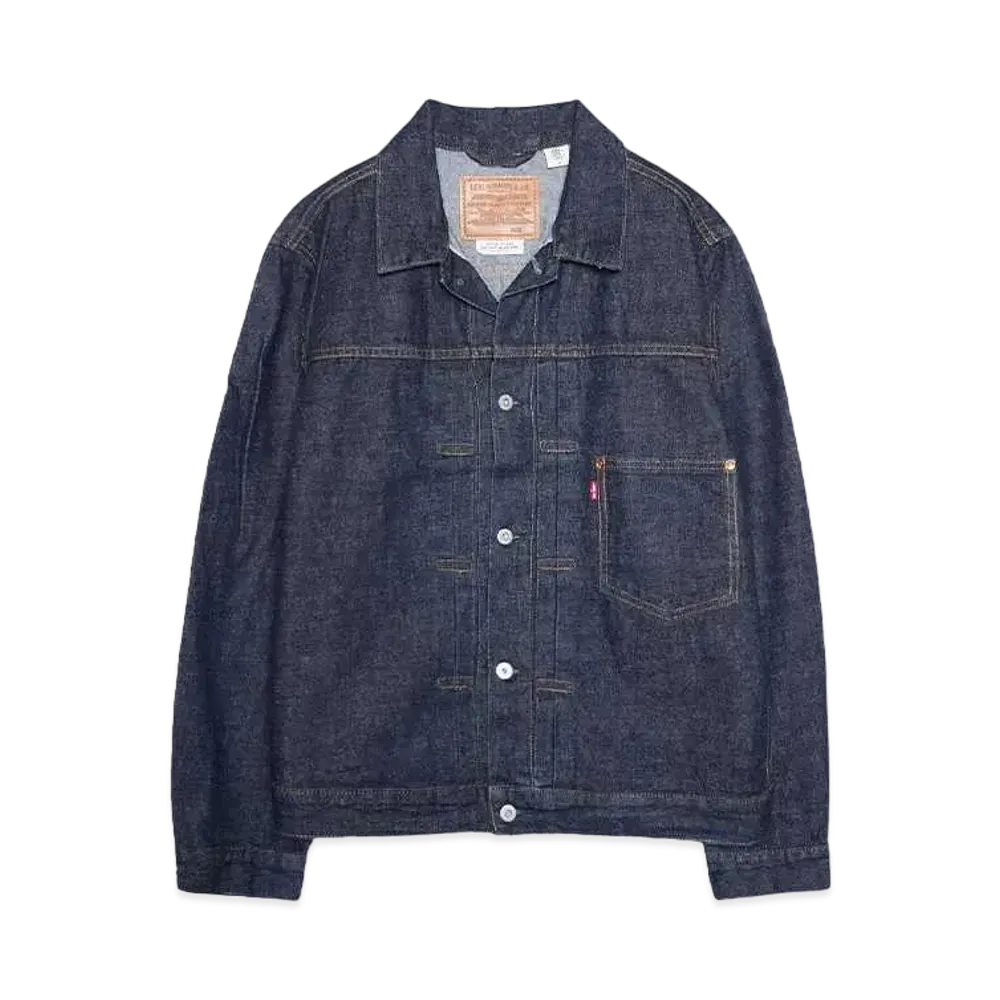 Levi's TYPE I TRUCKER "ROLL UP SELVEDGE TRUCKER / DARK INDI..."