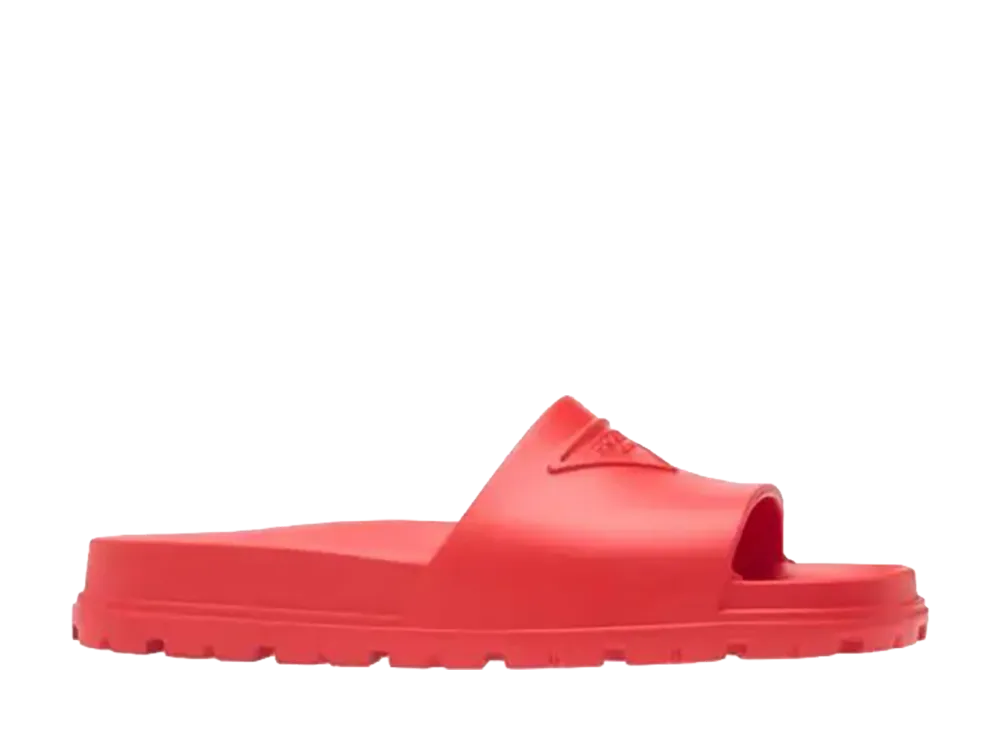 PRADA Rubber slide "Red"