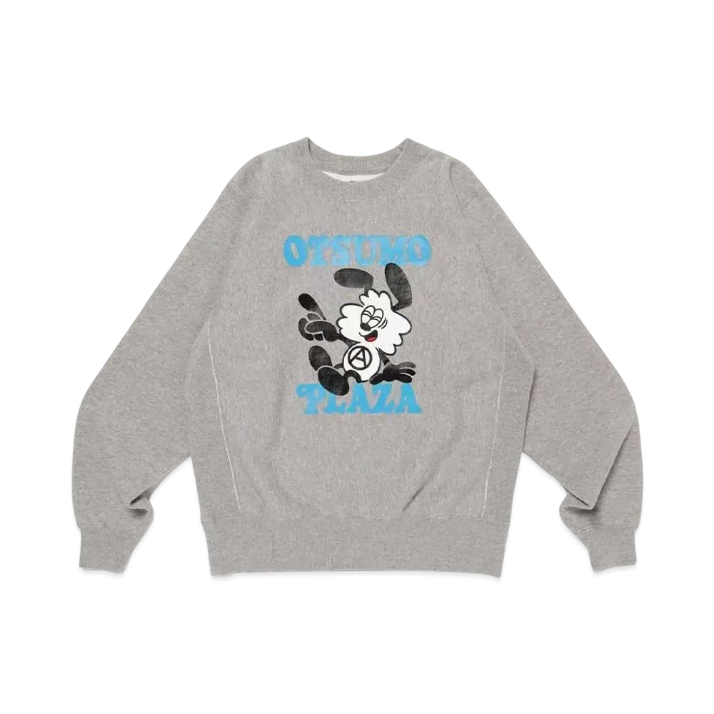 VERDY OTSUMO PLAZA Crew Neck Sweat Shirt "Gray"