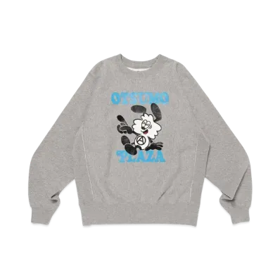 VERDY OTSUMO PLAZA Crew Neck Sweat Shirt "Gray"