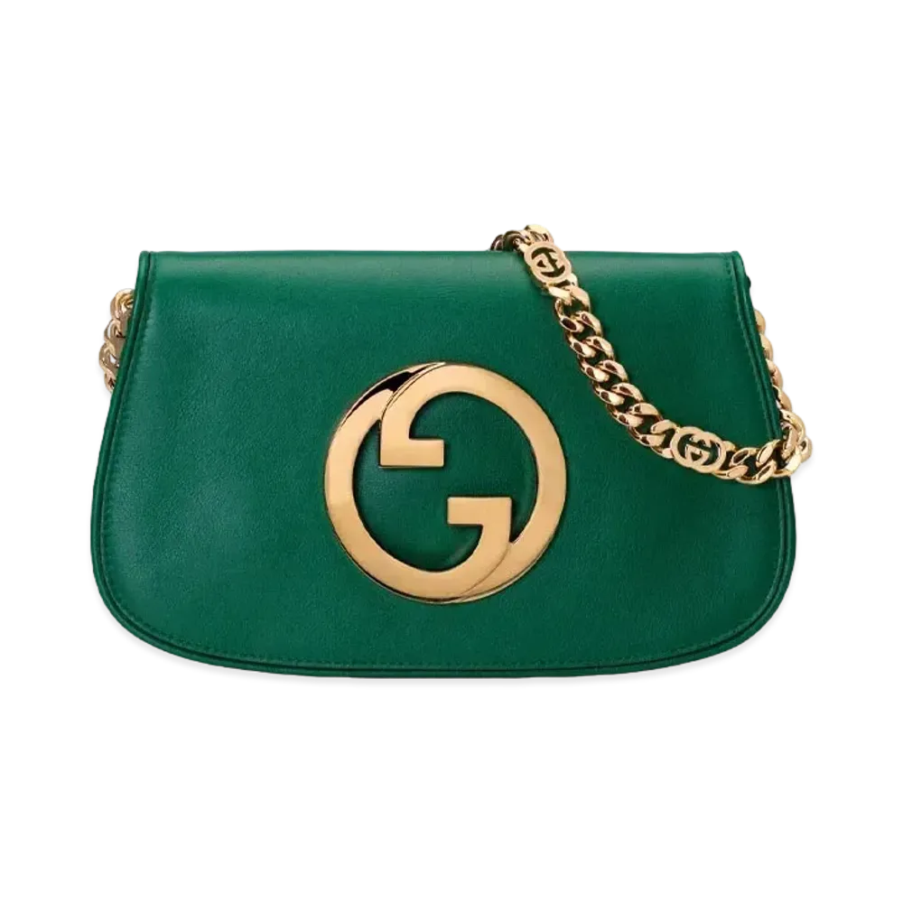 GUCCI Blondy Shoulder Bag "Emerald Green"