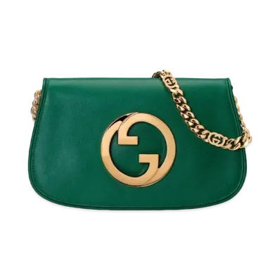 GUCCI Blondy Shoulder Bag "Emerald Green"