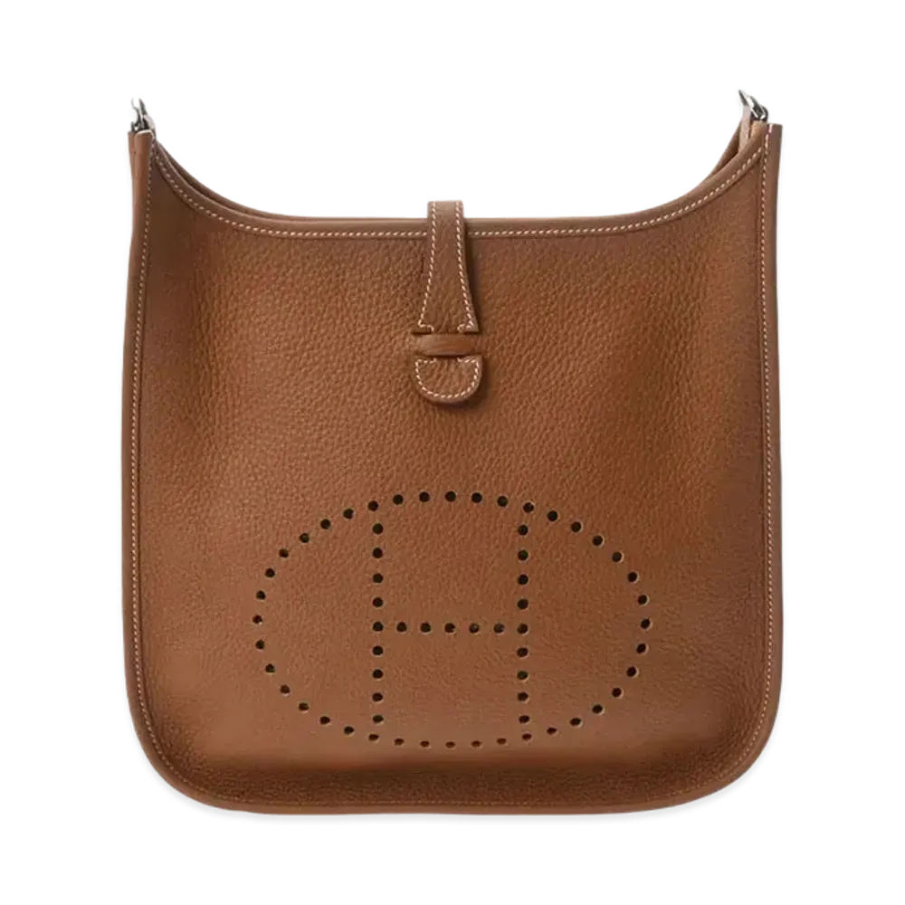 Hermes Evelyne 3 Taurillon Clemence "Gold/Silver"