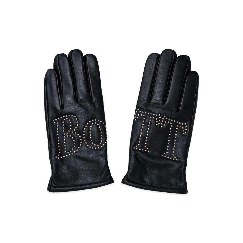 BoTT OG Logo Studded Leather Glove "Black"