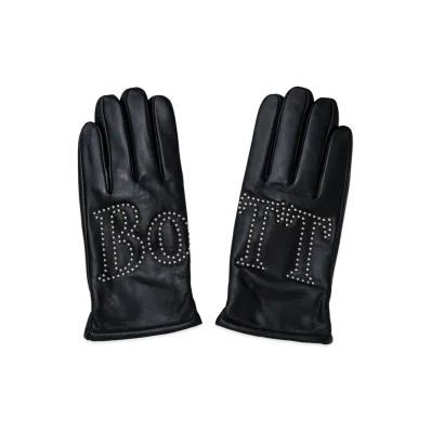 BoTT OG Logo Studded Leather Glove "Black"