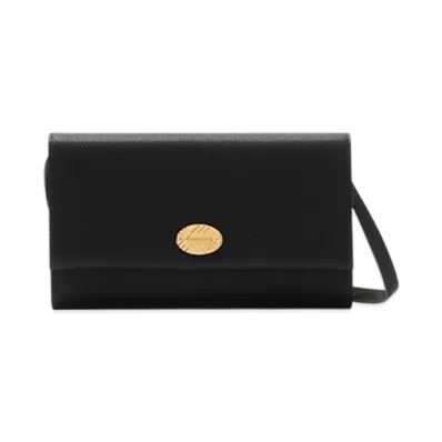 Burberry Cotswolds Strap Wallet "Black"