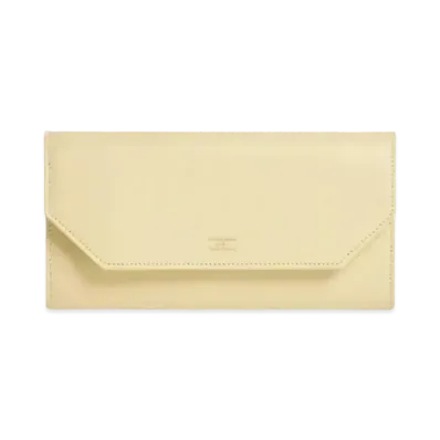 BALENCIAGA Envelope Slim Continental Wallet "Beige"