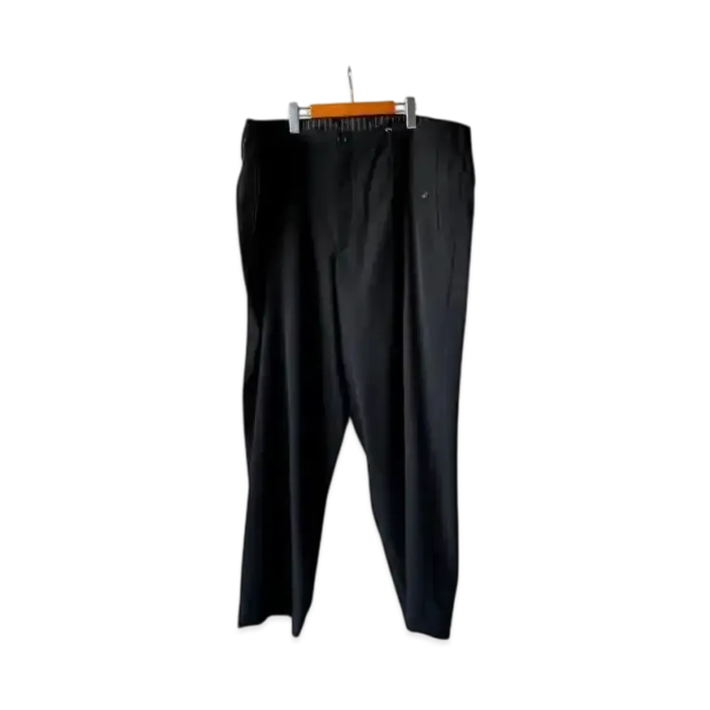 Yohji Yamamoto POUR HOMME Wool Gabardine Wide String Pants "Black"