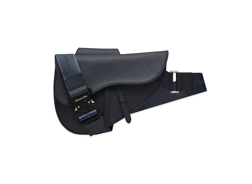 Dior Saddle Bag Grained Calfskin "Navy"