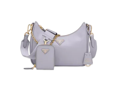 PRADA Re-Edition 2005 Saffiano Leather Bag "Pastel Purple"