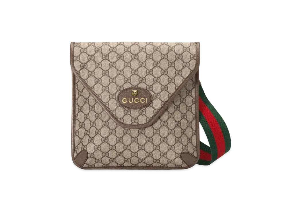 GUCCI Neo Vintage GG Medium Messenger GG Supreme Canvas "Beige/Ebony"