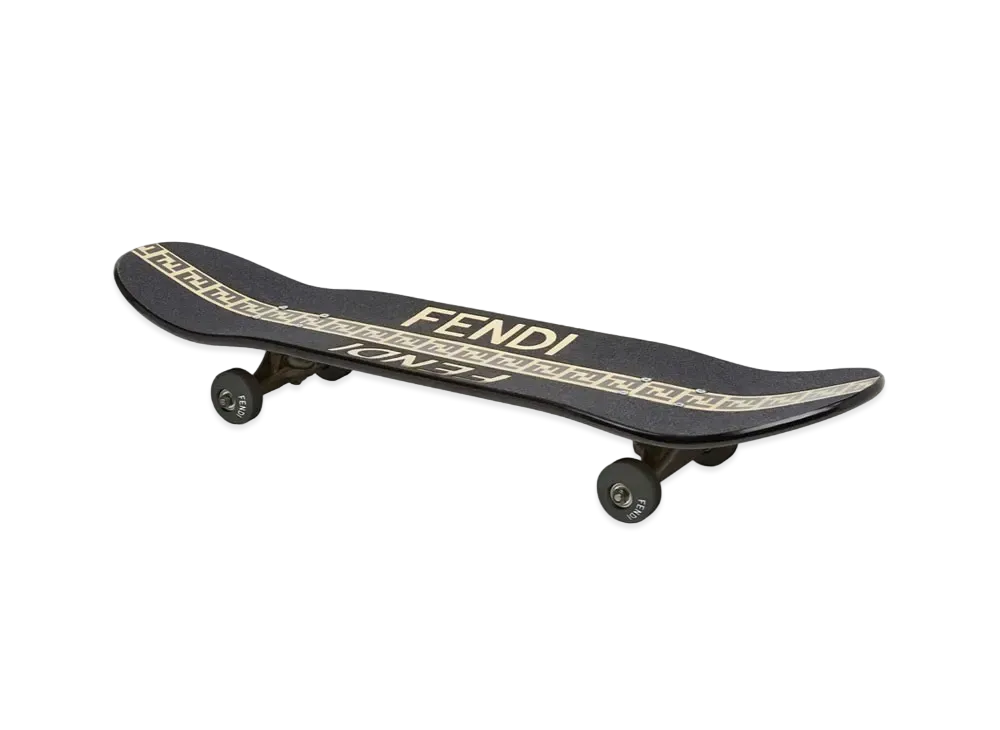FENDI x Versace Fendace Black Wooden Longboard "Black"