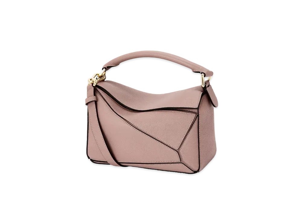 LOEWE Small Puzzle Bag In Soft Grained Calfskin "Dark Blush"