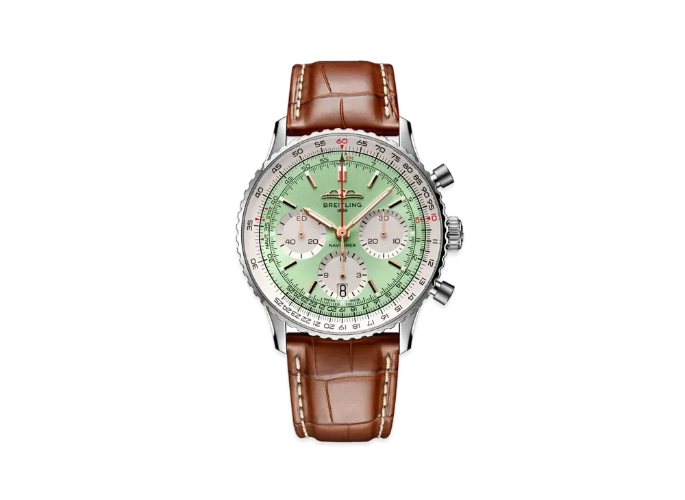 BREITLING NAVITIMER B01 CHRONOGRAPH 41 "Mint Green"